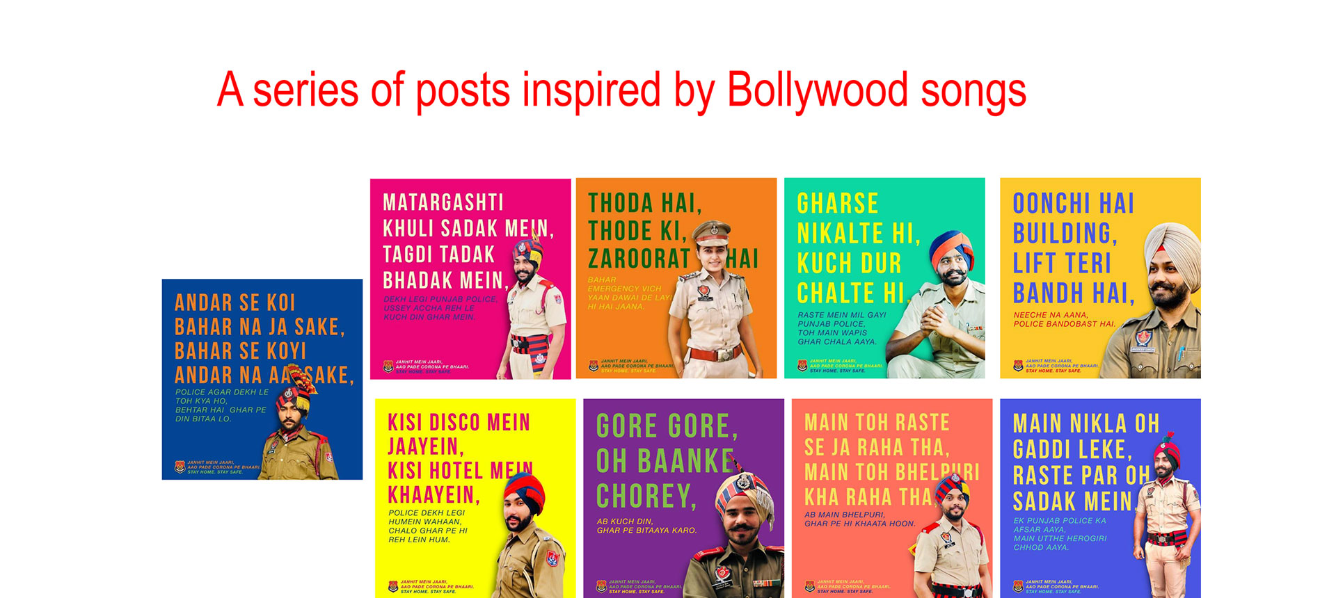 A series of posts inspired by Bollywood songs
